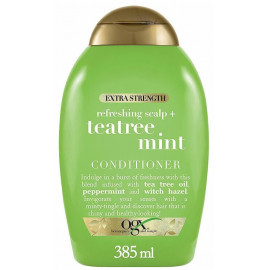 OGX Extra Strength Refreshing Scalp + Teatree Mint Conditioner Укрепляющий освежающий кондиционер для волос 385 мл