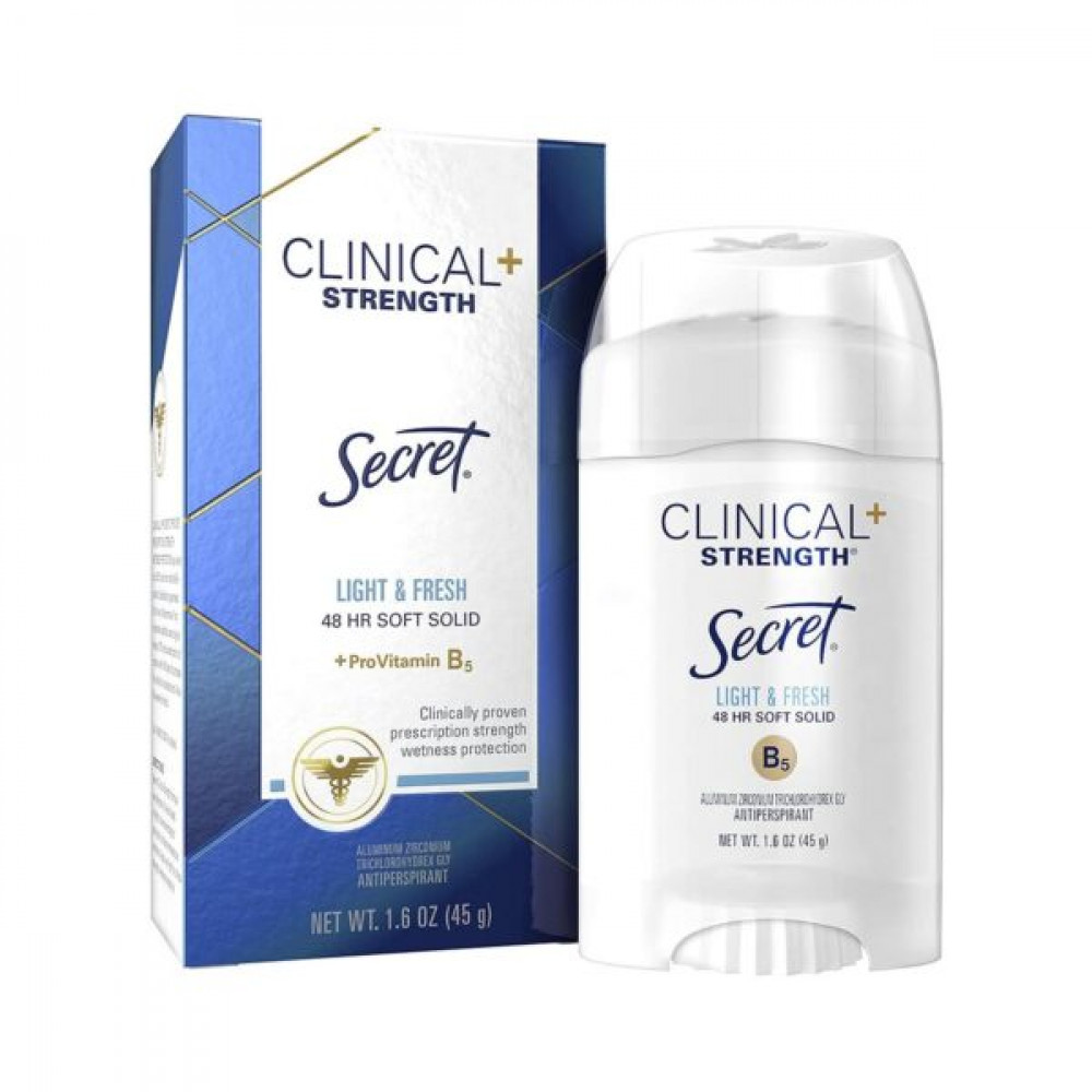 Антиперспирант Light & Fresh Clinical Strength Secret