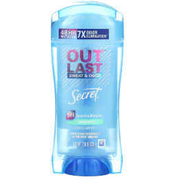 Secret, Outlast, Sweat & Odor, дезодорант-антиперспирант, без запаха, (73 г)