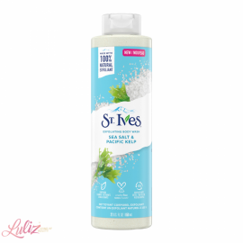 St. Ives Отшелушивающий гель для душа с морской солью и тихоокеанскими водорослями 650 мл