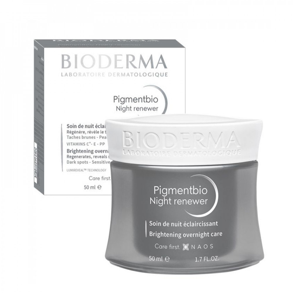 Bioderma pigmentbio ночной восстанавливающий крем 50 мл