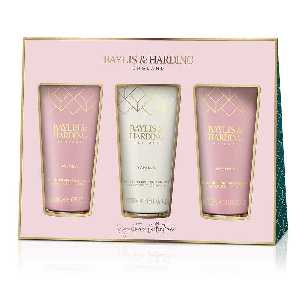 BAYLIS & HARDING DÁRKOVÝ SET PÉČE O RUCE - ЖОЖОБА, ВАНИЛЬ И МИНДАЛЬНОЕ МАСЛО