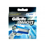 Картриджи для станка Мужской ТМ Gillette mach 3 turbo 8шт