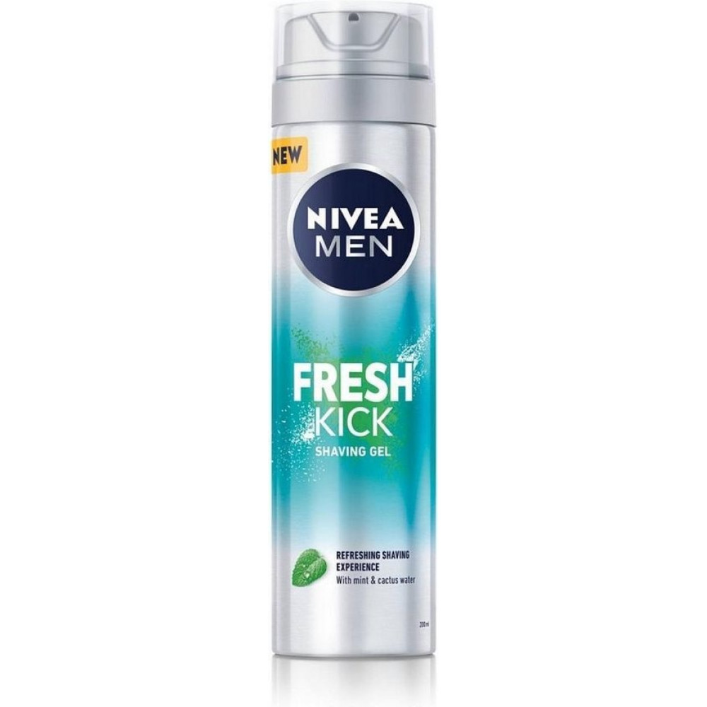 Гель для бритья Nivea Men Fresh Kick 200 мл
