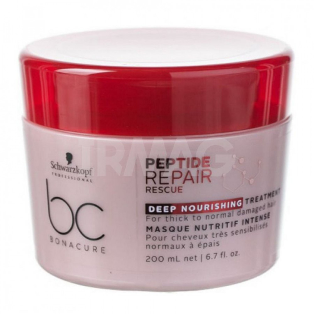 Маска для волос Schwarzkopf Bonacure Repair Rescue Peptide Интенсивная питательная (200 мл)