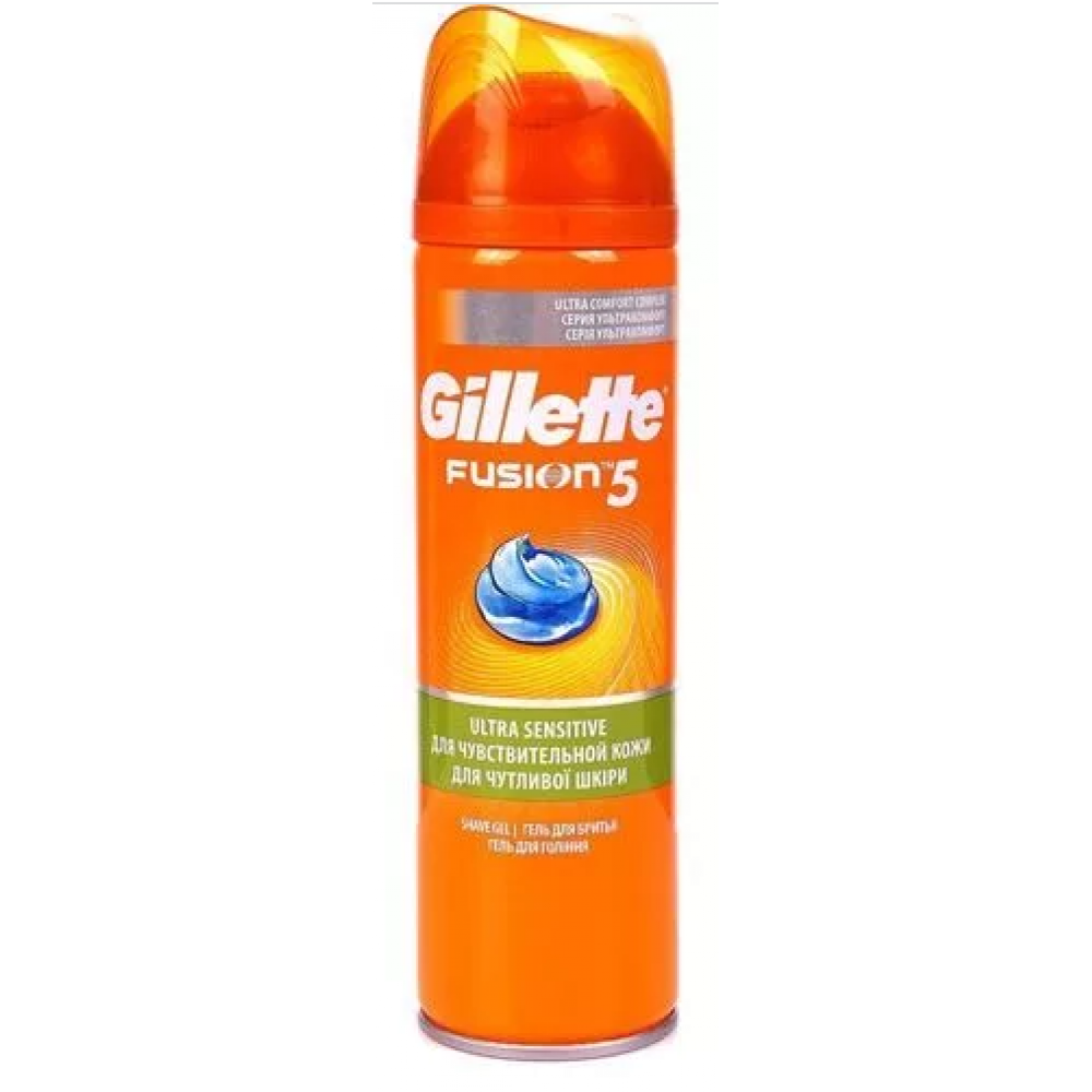 Гель для бритья для чувствительной кожи Gillette Fusion5 Ultra Sensitive 200 мл