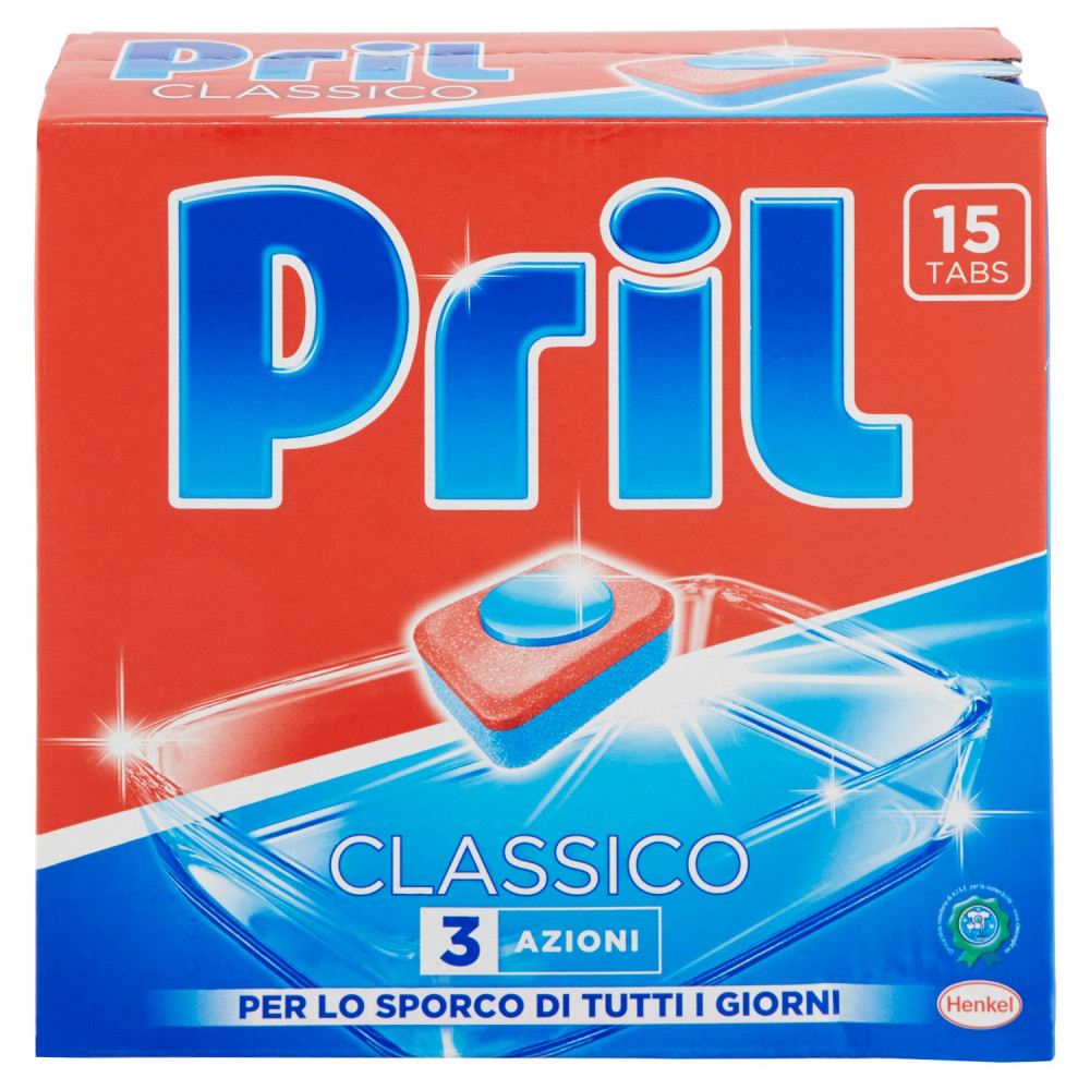 Таблетки для посудомоечной машины Pril Classico 15 шт
