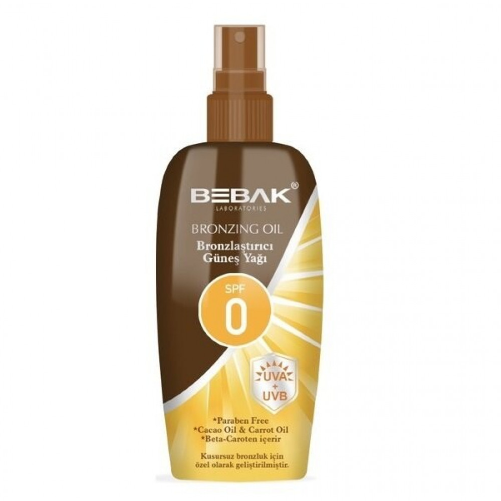 Bebak Sun Bronzing Oil Спрей-бронзер SPF 0 150мл
