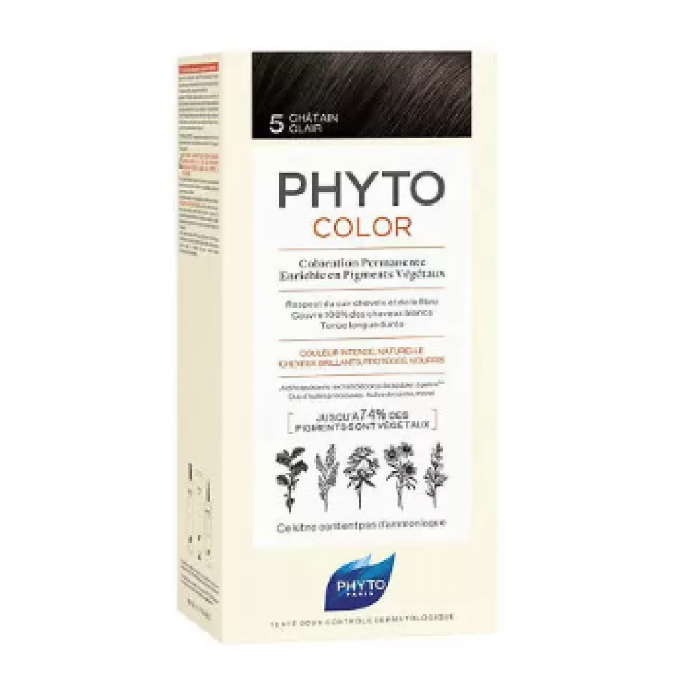 Phyto Color Краска для волос светлый шатен оттенок 5