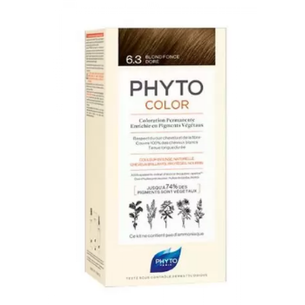 Phyto Color Краска для волос темный золотистый блонд оттенок 6,3