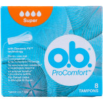 O.B. ProComfort Супер-Гигиенические Тампоны 8шт