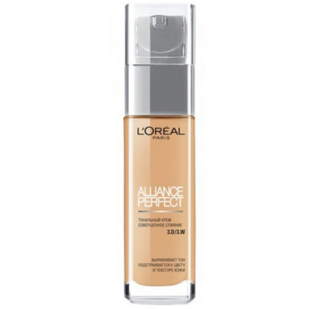Тональный крем для лица L'Oreal Alliance Perfect 3.D 30мл Светло-бежевый золотистый