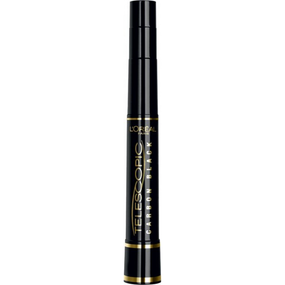 Тушь для ресниц L'Oreal Telescopic Carbon Black удлинение и разделение Ультра-черная