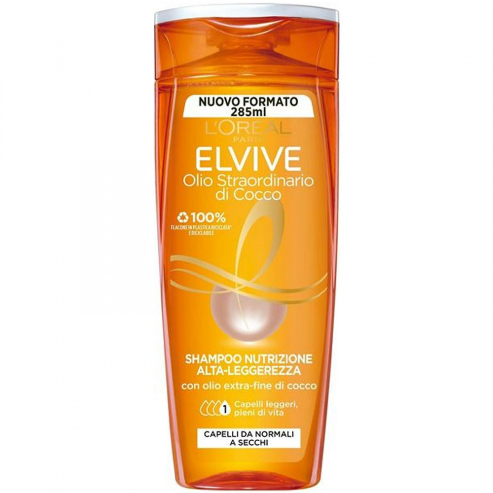 L'oréal Paris Elvive шампунь для волос питание кокосовое Страоринарное масло 285мл
