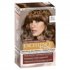 Краска для волос L'Oreal Excellence Creme 6U темно-русый универсальный