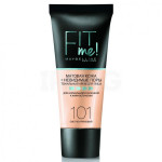 Тональный крем Maybelline Fit Me Матовая кожа + невидимые поры 101 светло-кремовый