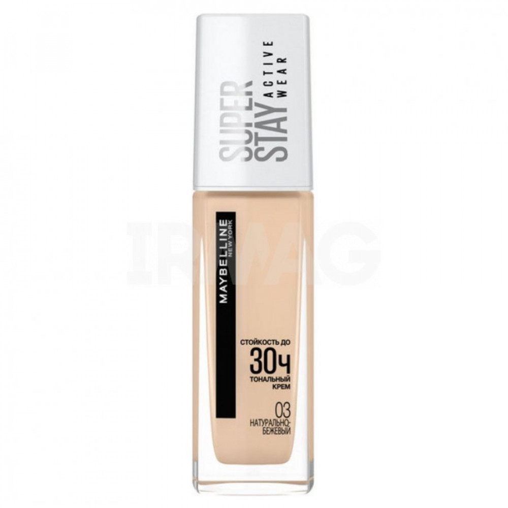Тональный крем Maybelline Super Stay Active Wear 30Ч 03 Натурально-бежевый