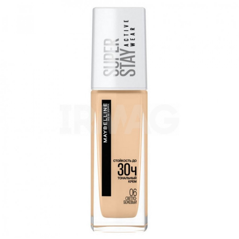 Тональный крем Maybelline Super Stay Active Wear 30Ч (30 мл) - 06 Светло-бежевый