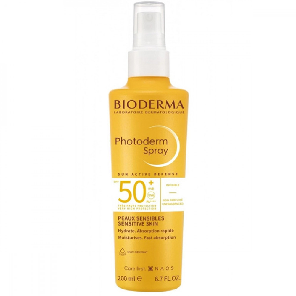 Bioderma Солнцезащитный спрей Max SPF 50+, 200 мл 