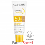 Bioderma PHOTODERM Aquafluide Dorée SPF50+ 40 мл - для чувствительной темной кожи
