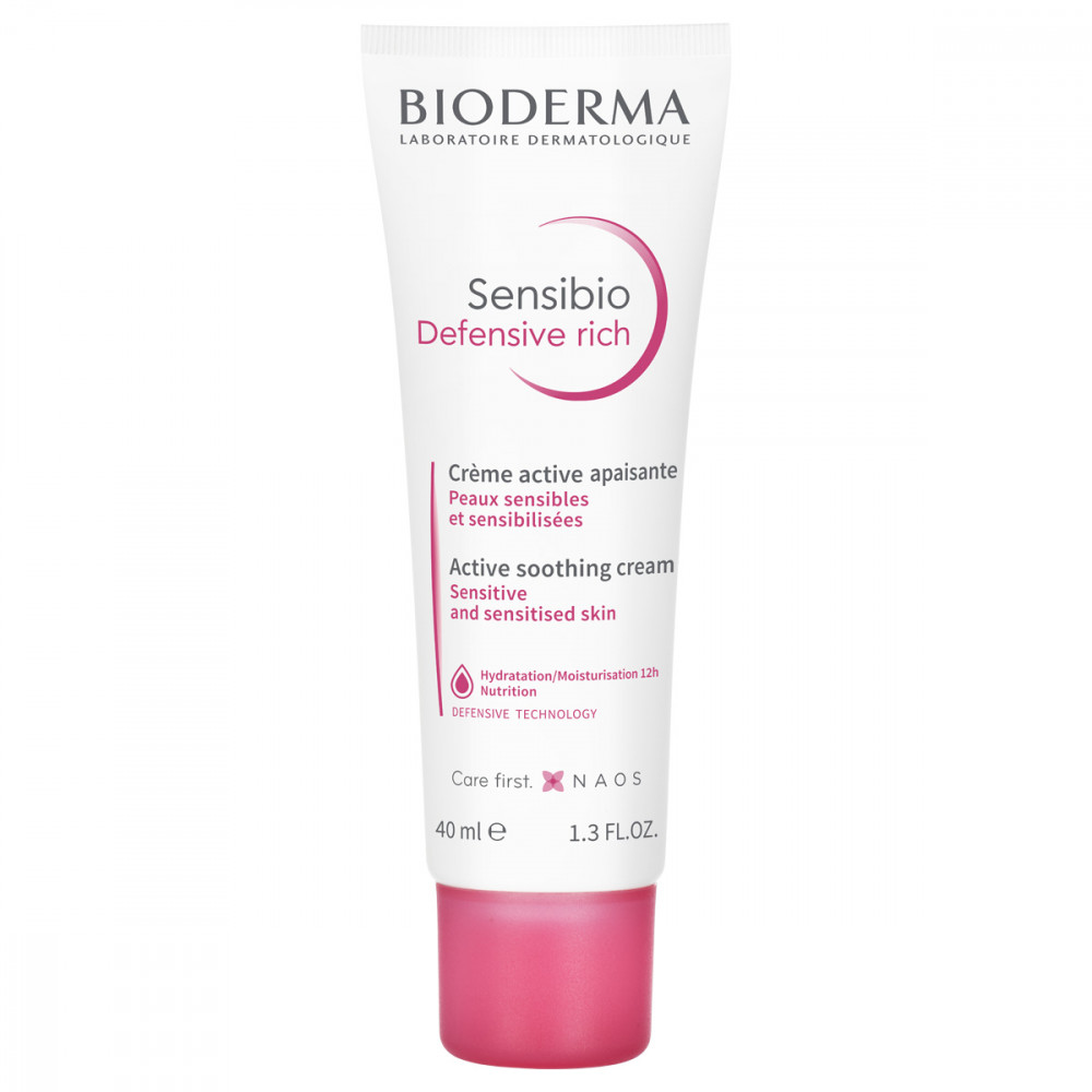 Bioderma, Sensibio Насыщенный крем для чувствительной кожи Defensive, 40 мл 