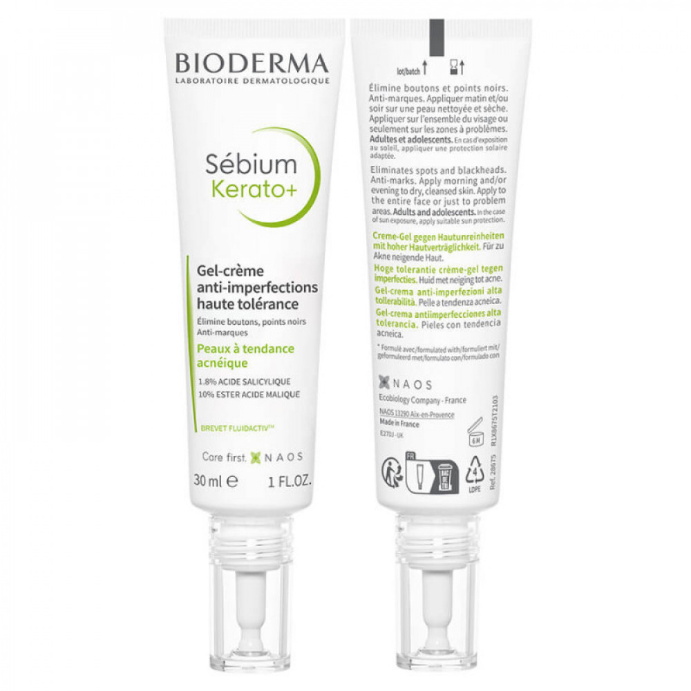 Bioderma Sebium Kerato+ Гель-крем против несовершенств 30 мл