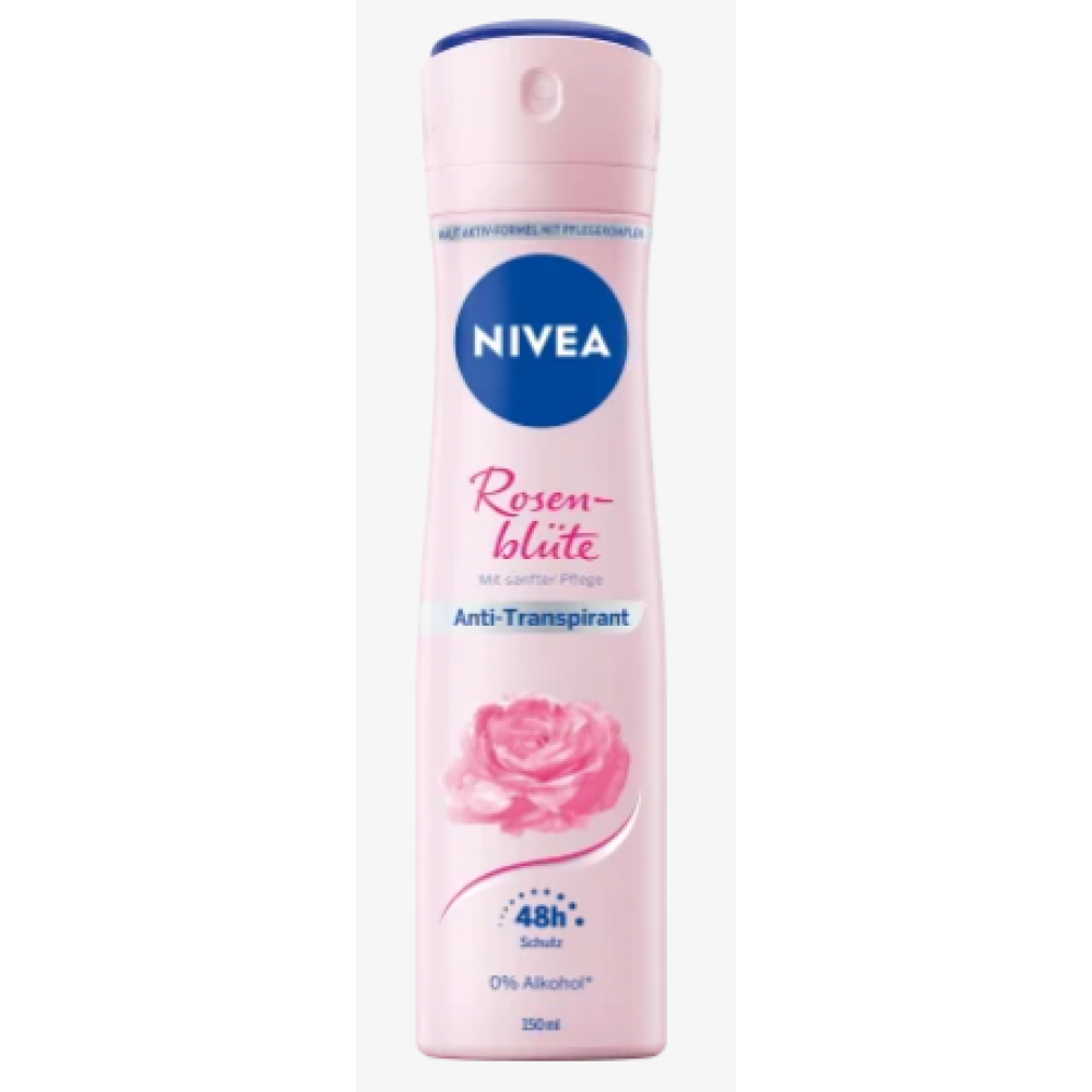 Nivea Дезодорант-антиперспирант-спрей «Цветы розы», 150 мл