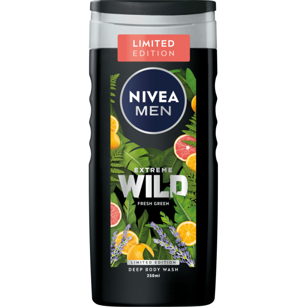 Nivea men Гель для душа Extreme Wild Fresh Green - 250 мл