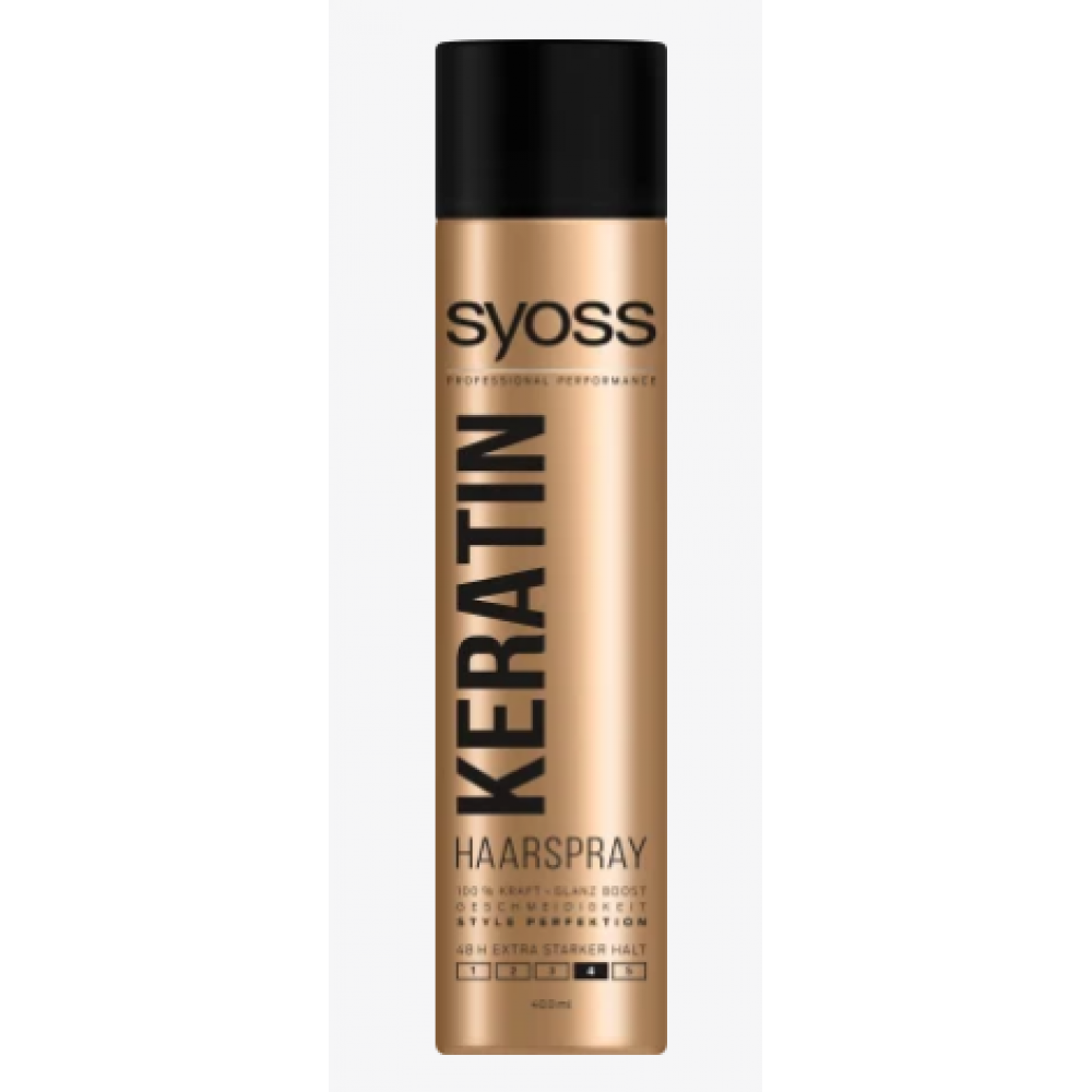 Syoss Кератиновый лак для волос Professional Performance 400мл