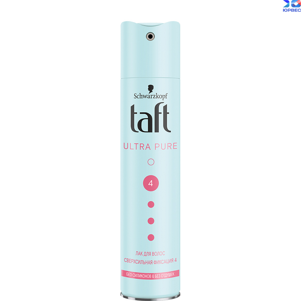 ЛАК ДЛЯ ВОЛОС TAFT 250МЛ ULTRA PURE БЕЗ СИЛИКОНА И ОТДУШЕК СВЕРХСИЛЬНАЯ ФИКСАЦИЯ
