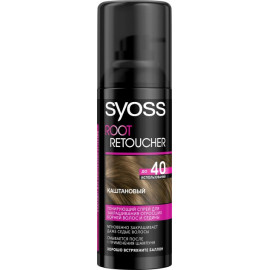 Тонирующий спрей Syoss Root Retoucher для маскировки корней волос Каштановый 120 мл