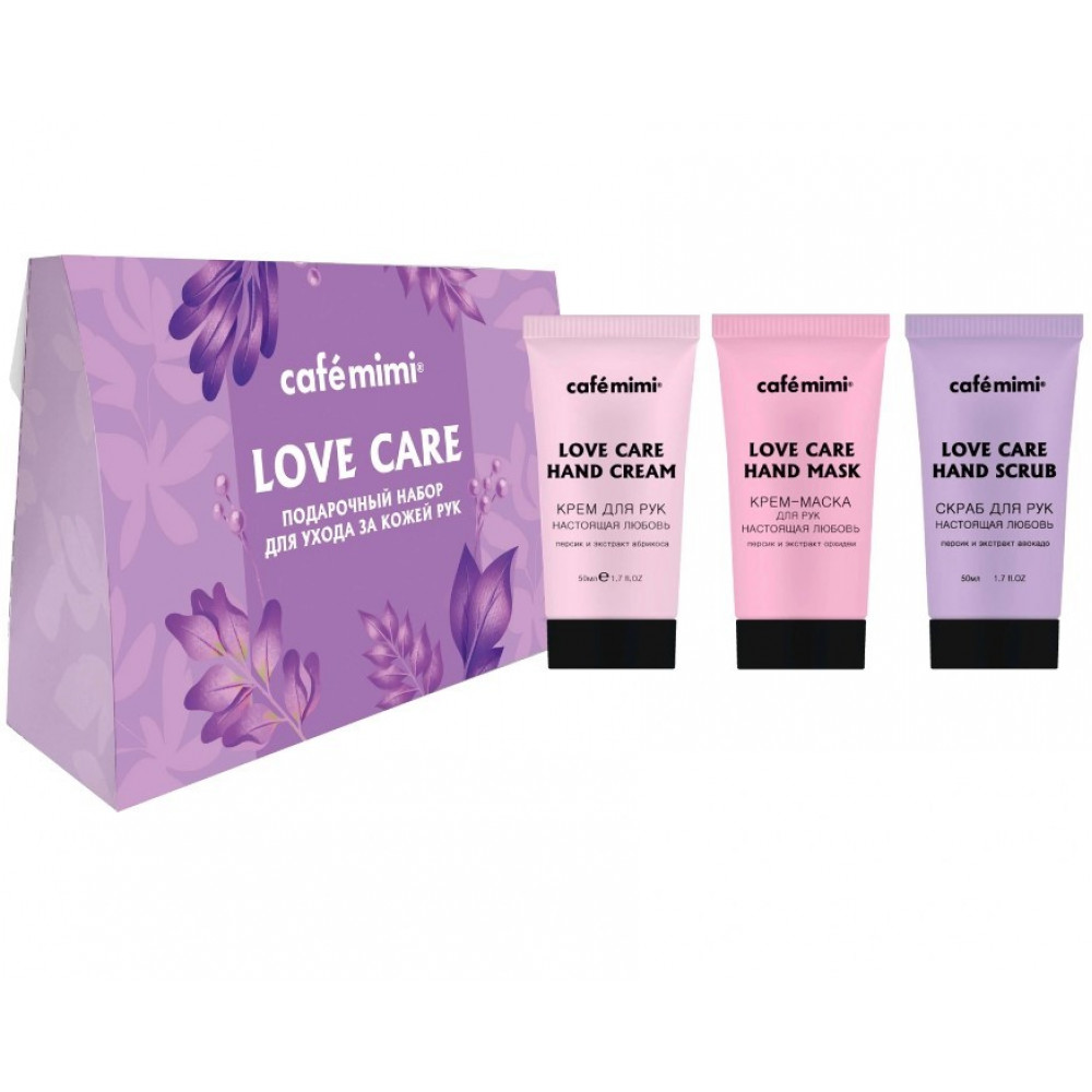 Cafe Mimi подарочный набор для ухода за кожей рук Love Care