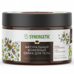 Synergetic Натуральный кофейный скраб для тела Кофе и зеленый лайм 300 мл