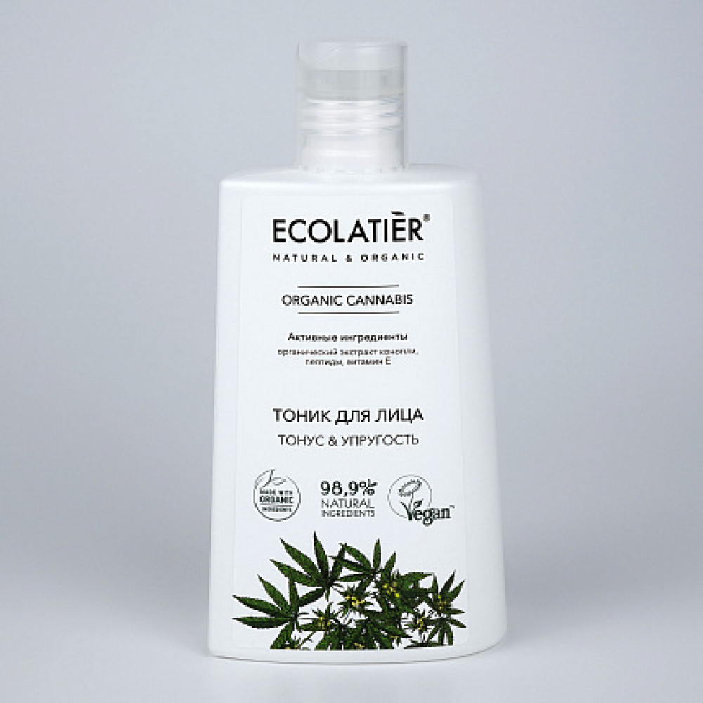 Ecolatier Тоник для лица ORGANIC CANNABIS 250мл