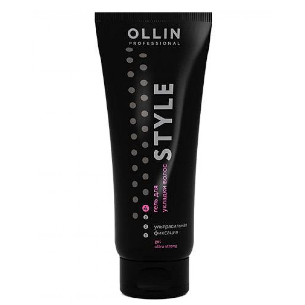 Ollin Professional Гель для укладки волос ультрасильной фиксации Gel Ultra Strong 200 мл