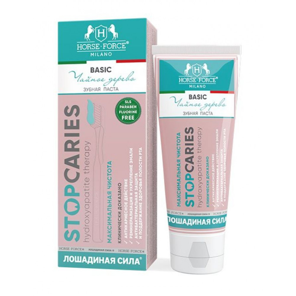 Horse Force Зубная паста Stop Caries Hydroxyapatite Therapy Basic 60 мл