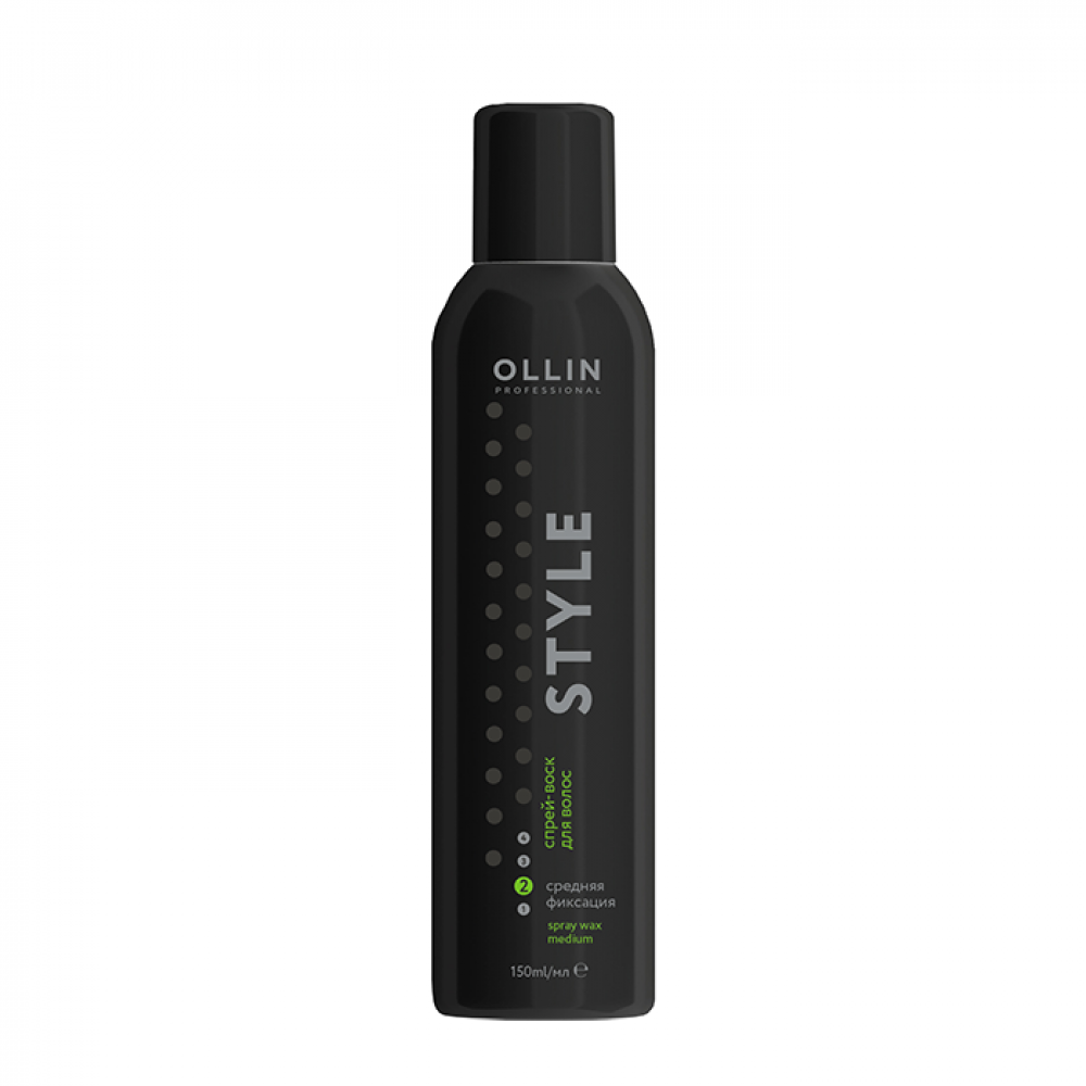 OLLIN PROFESSIONAL Спрей-воск для волос средней фиксации / STYLE 150 мл