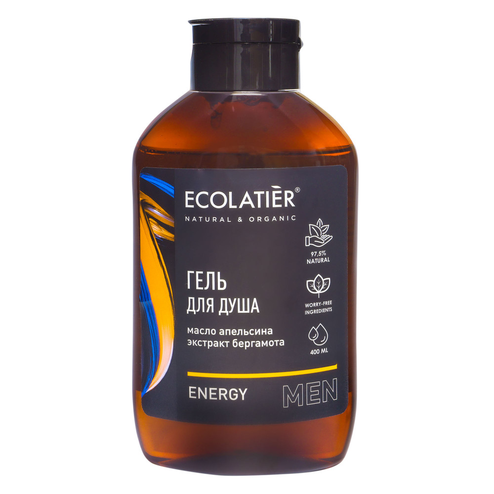 Ecolatier Men Гель для душа Energy, 400мл