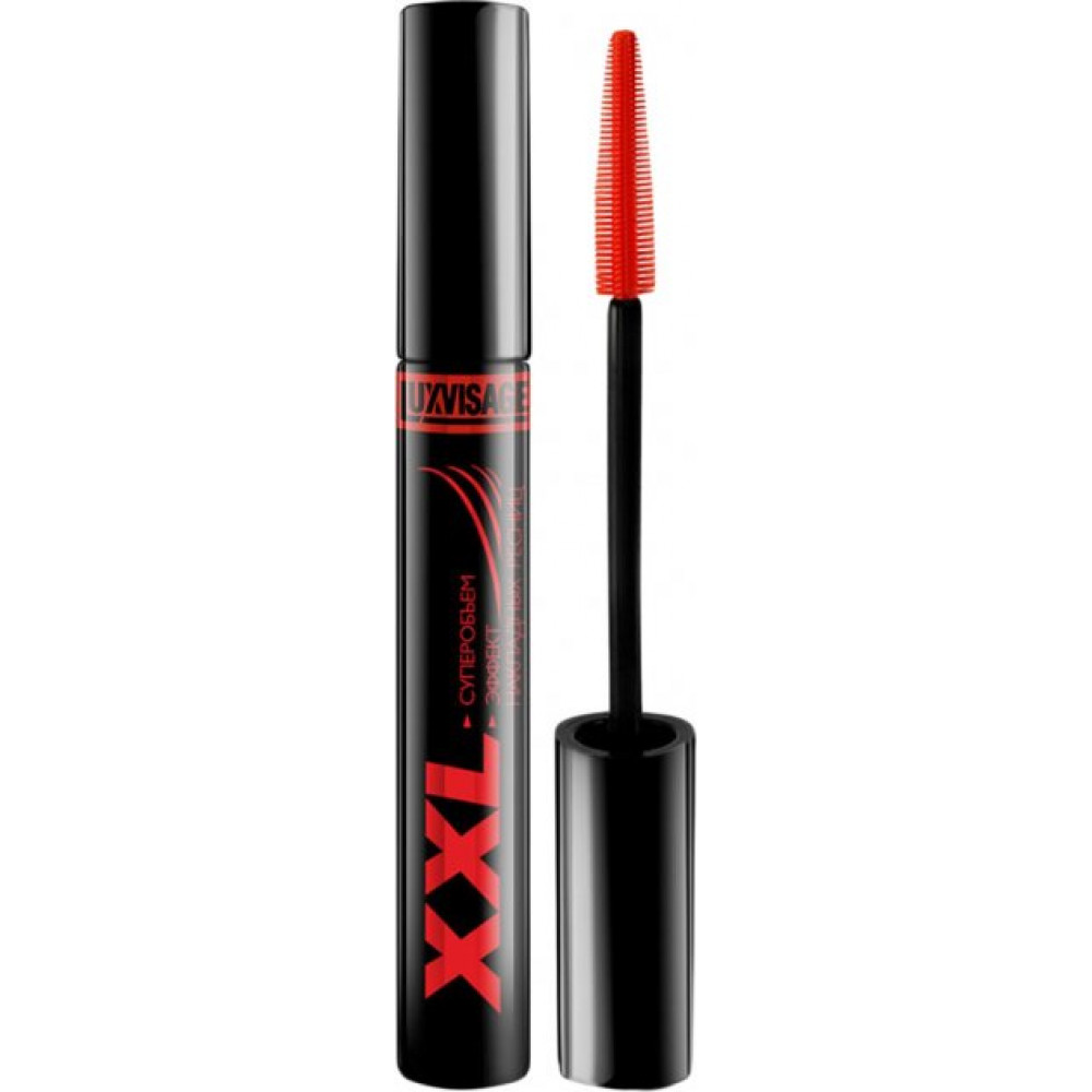 Тушь для ресниц Luxvisage XXL Супер объем - Эффект накладных ресниц Черная