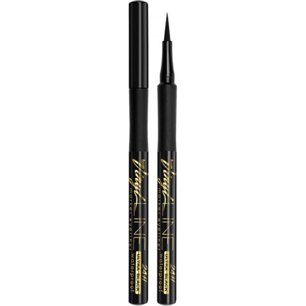 Подводка-фломастер для глаз Luxvisage Vinyl Line 24H Waterproof Ultra black