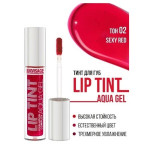 LUXvisage LIP TINT AQUA GEL Тинт для губ с гиалуроновым комплексом тон 02 Sexy Red