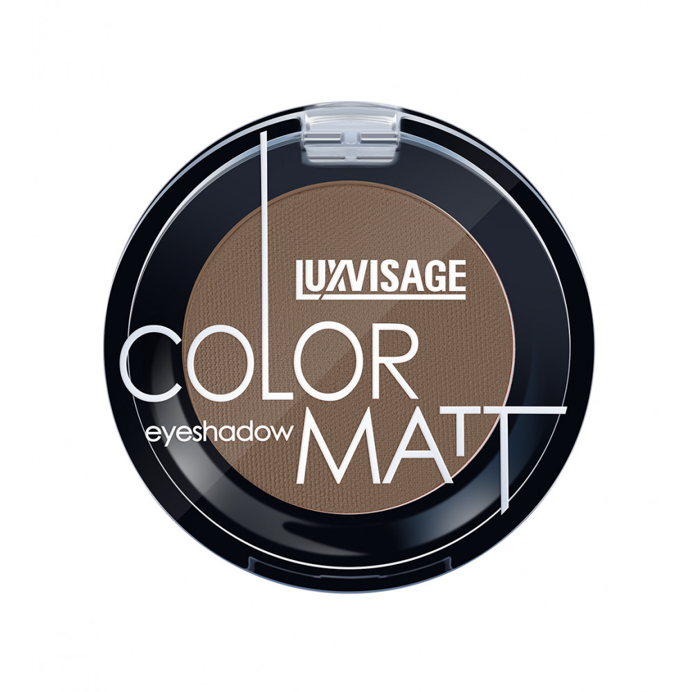 LUXVISAGE ТЕНИ ДЛЯ ВЕК COLOR MATT 14 DARK BROWN