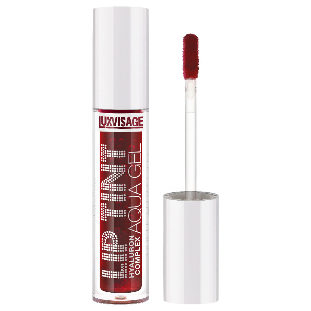 LUXVISAGE ТИНТ ДЛЯ ГУБ С ГИАЛУРОНОВЫМ КОМПЛЕКСОМ LIP TINT AQUA GEL HYALURON COMPLEX 05 WINE RED