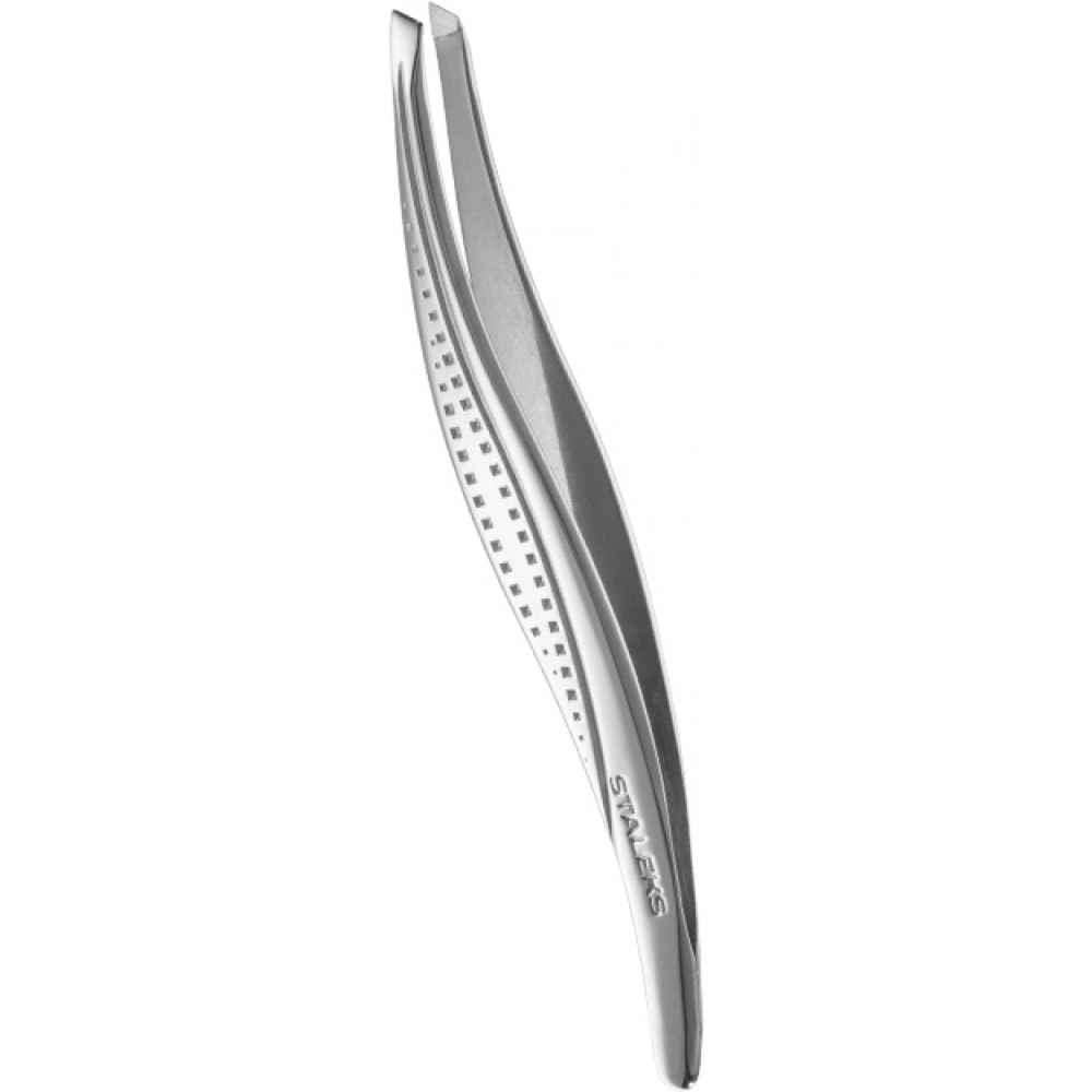 Пинцет для бровей Staleks CLASSIC 12 TYPE 3 широкие скошенные кромки