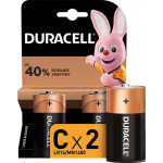 Duracell Щелочные батарейки C 2 шт