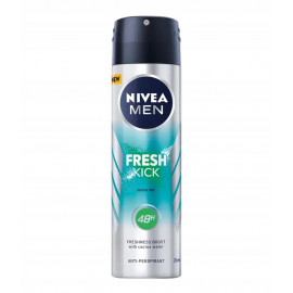 Дезодорант-антиперспирант спрей Nivea Men "Fresh Kick" эффект свежести, 150 мл.
