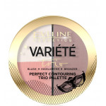 EVELINE VARIETE Палетка для контурирования лица 01 LIGHT