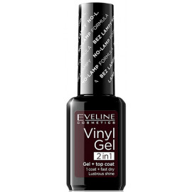EVELINE ЛАК ДЛЯ НОГТЕЙ ВИНИЛОВЫЙ VINYL GEL 2IN1 ТОН 220