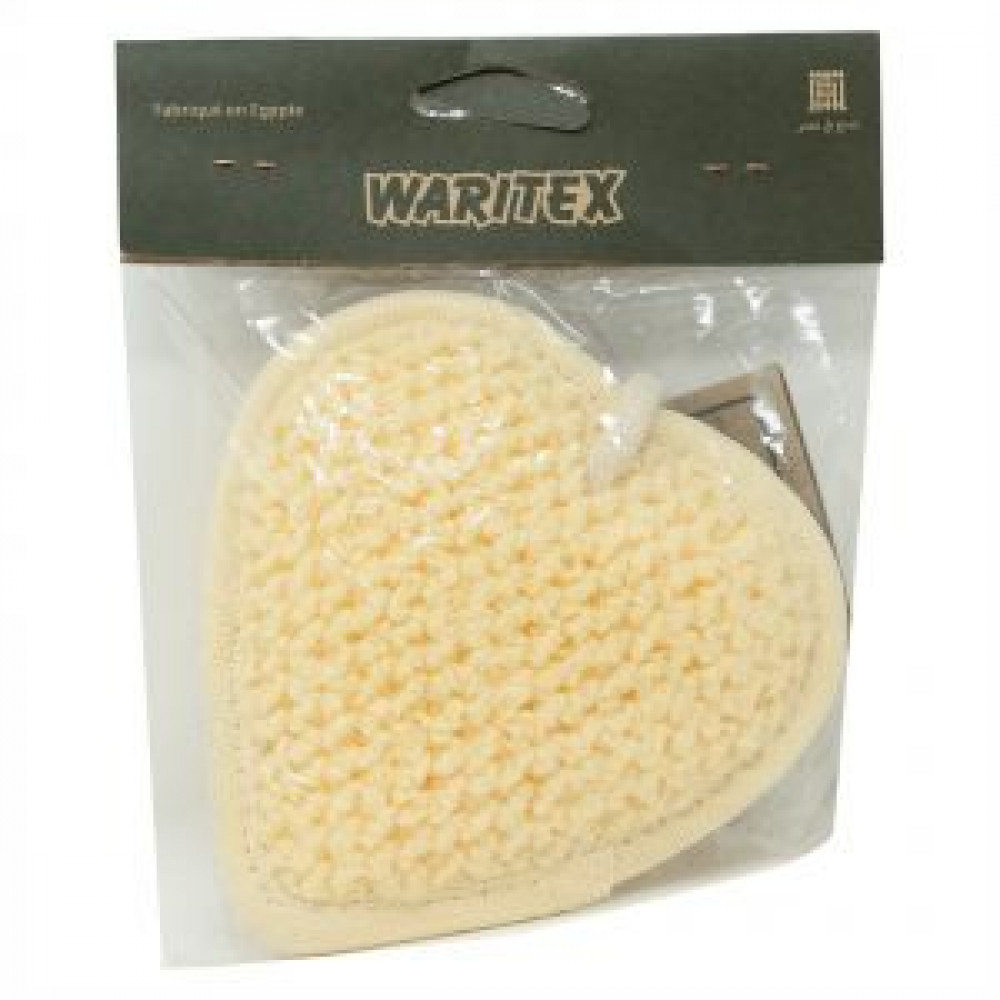 Waritex мочалка сердце NL-H