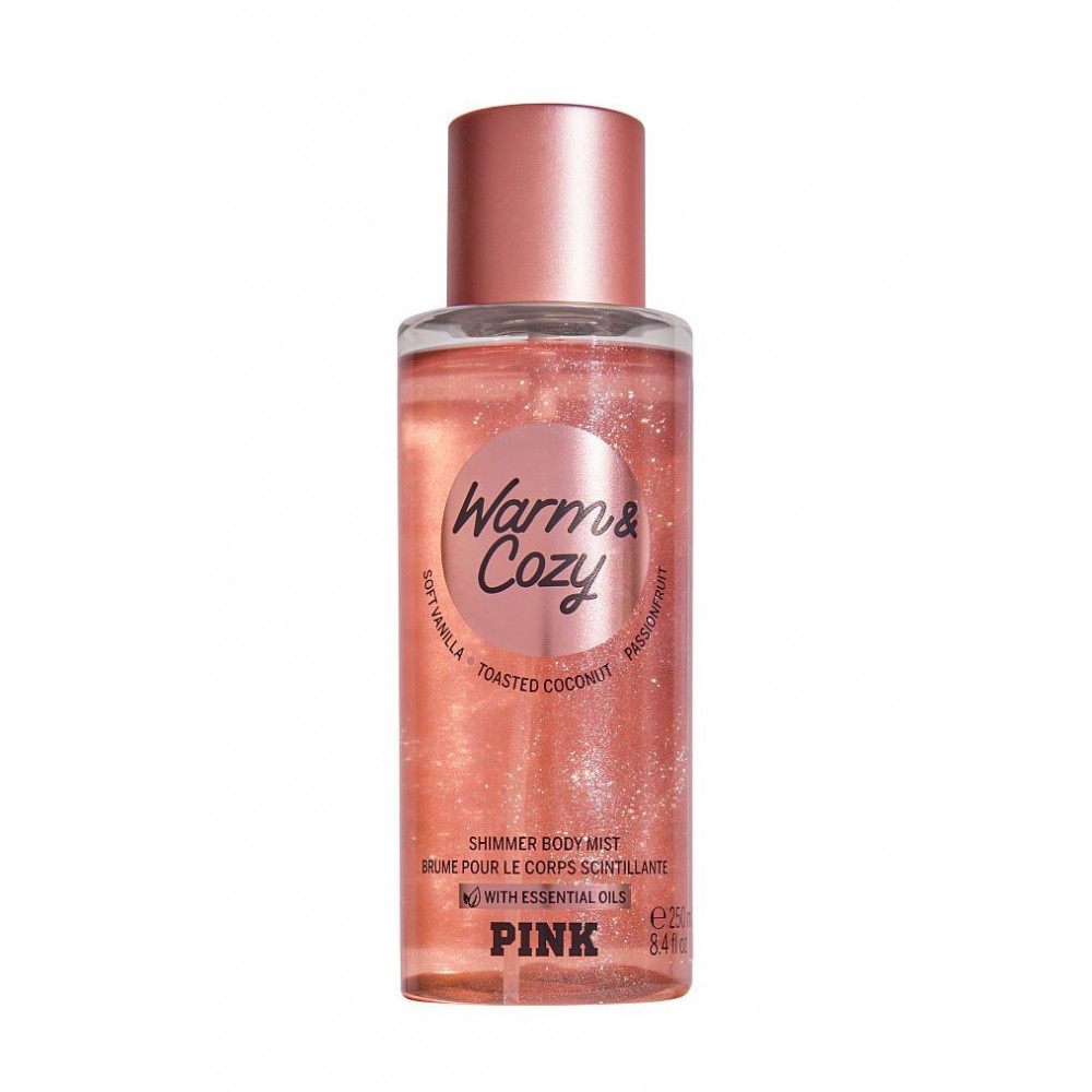 Victoria's Secret Спрей парфюмированный мерцающий для тела Warm & Cozy 250мл